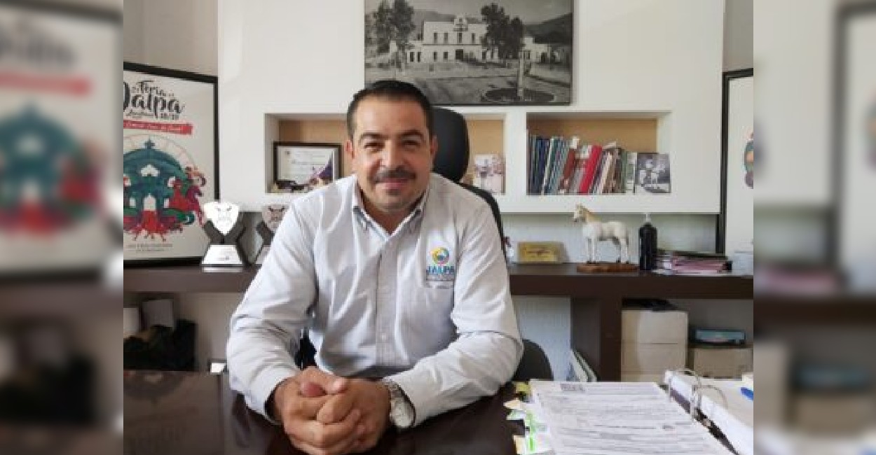 Carlos Antonio Carrillo, presidente municipal de Jalpa. | Foto: Rocío Ramírez.