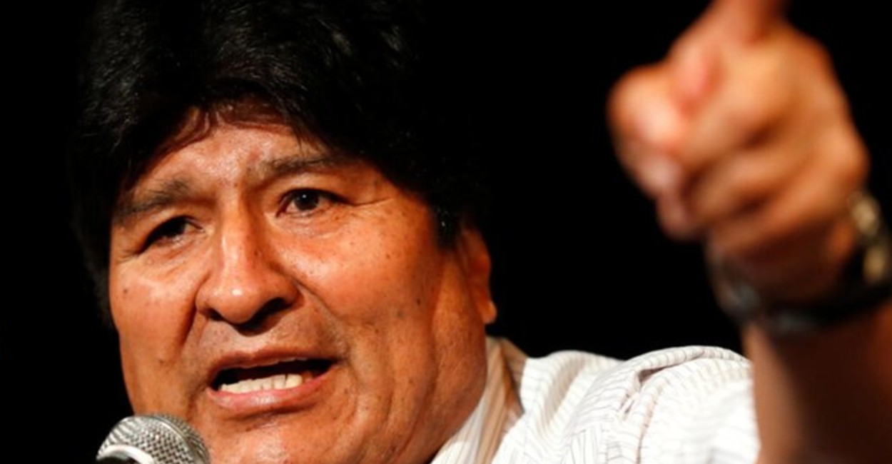Evo Morales, expresidente de Bolivia. Foto: Twitter.