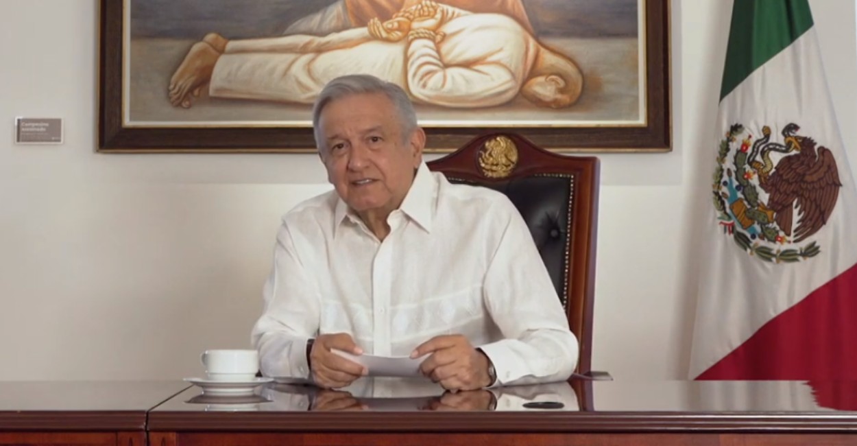 El presidente Andrés Manuel López Obrador. Foto: Captura de pantalla.