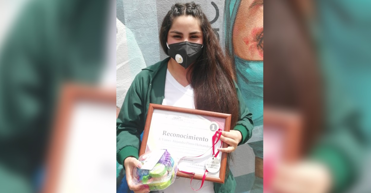 Vianey Flores Hernández, enfermera especializada en atención al Covid-19. Foto: Marcela Espino.