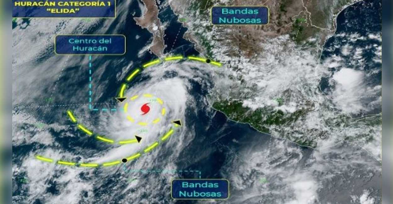 Foto: El Servicio Meteorológico Nacional de México informó que el huracán ahora es categoría 2.