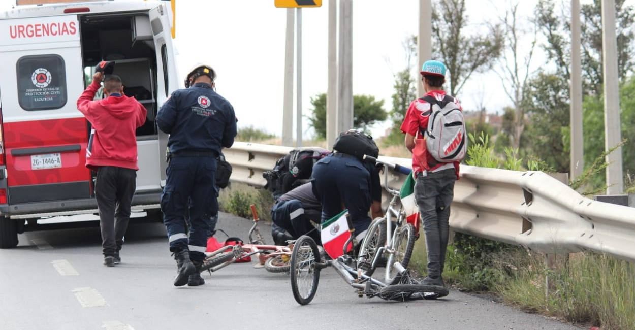 La bicicleta quedó inutilizable tras el accidente. Foto: Cortesía.