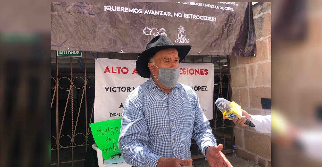 Arturo García termina su huelga de hambre | Foto: Franco Valdez.