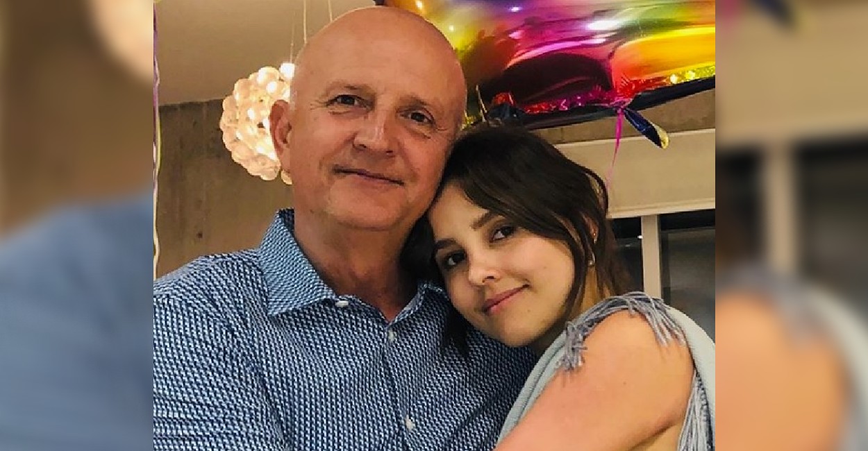 Paulina Goto y su padre. Foto: Instagram.
