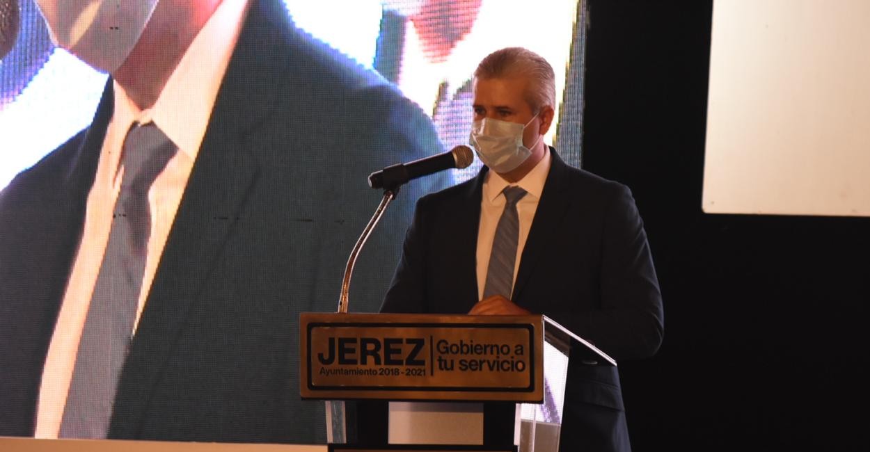 Antonio Aceves Sánchez, presidente municipal de Jerez. Fotos: Silvia Vanegas.