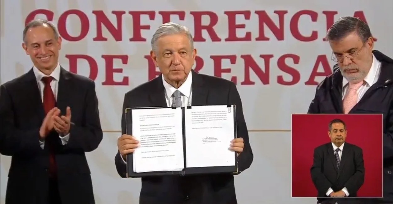 Andrés Manuel López Obrador, presidente de México. 