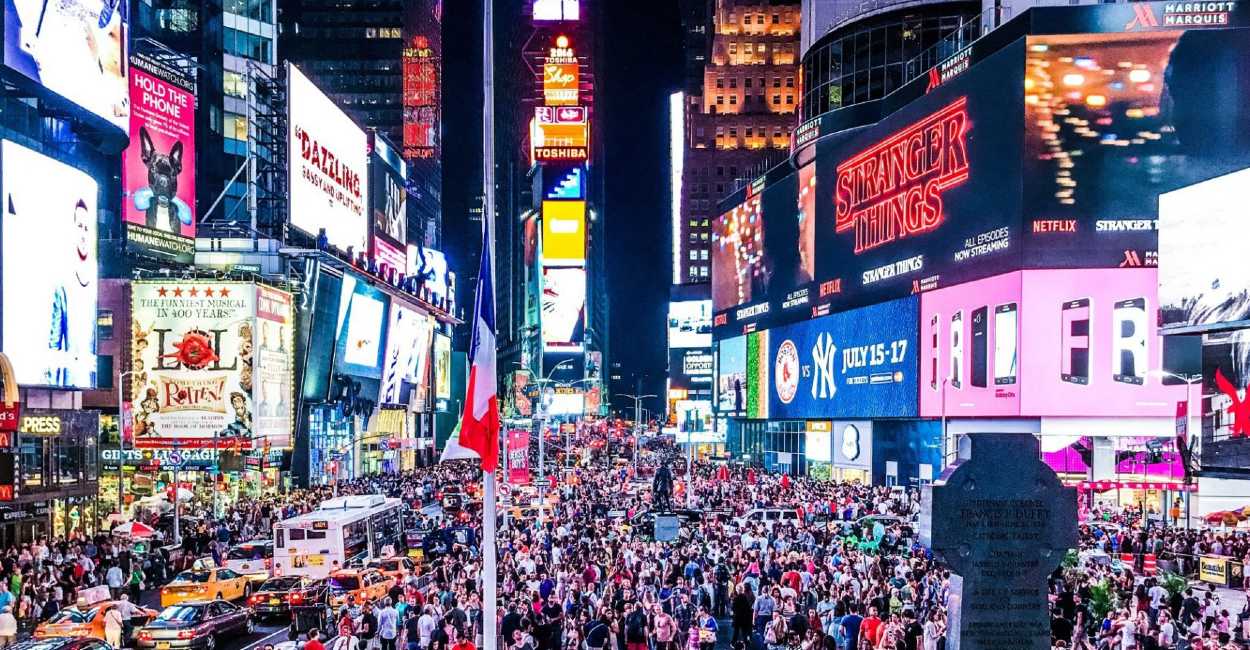 Cada año, la fiesta en Times Square atrae a miles de turistas.  | Foto: Cortesía.