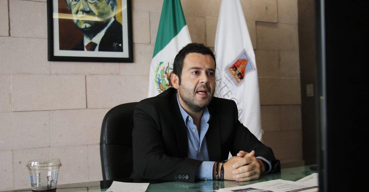 Ulises Mejía Haro, presidente municipal de Zacatecas.