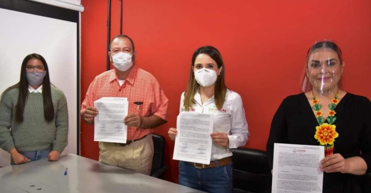 Huanusco y Juchipila firmaron un convenio con el Injuventud.