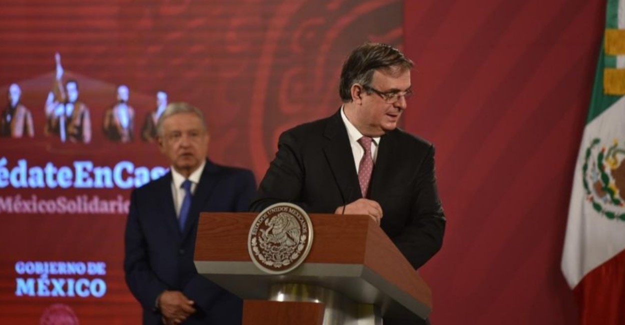 Marcelo Ebrard, titular de la Secretaría de Relaciones Exteriores. | Foto: El Heraldo de México