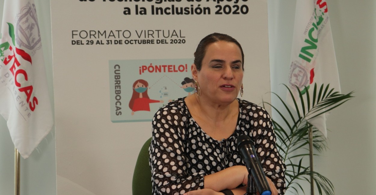 María de Lourdes Rodarte, directora del Instituto para la Inclusión de las Personas con Discapacidad. | Foto: cortesía