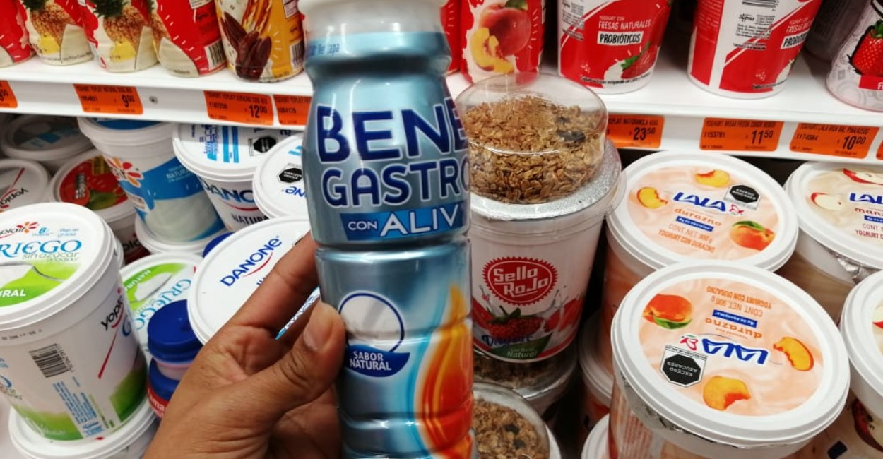 A decir de las autoridades, el yogur Benegastro se ostentaba casi como medicamento para la gastritis, tipo riopam. | Foto: Norma De Luna