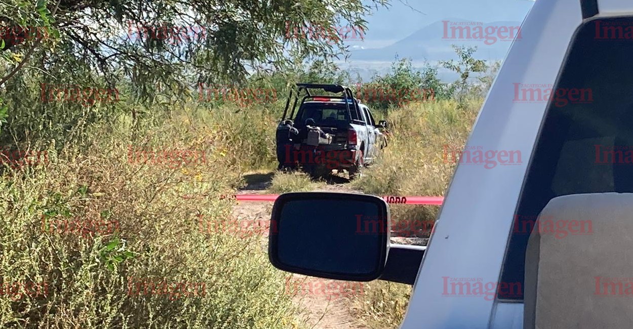Encontraron el cadáver en una terracería ubicada en la salida a Durango. | Foto: Imagen