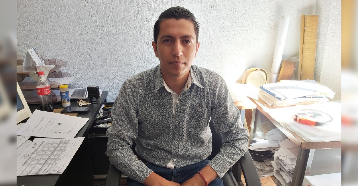 Justino Romo Mendoza, responsable del Departamento de Catastro municipal.