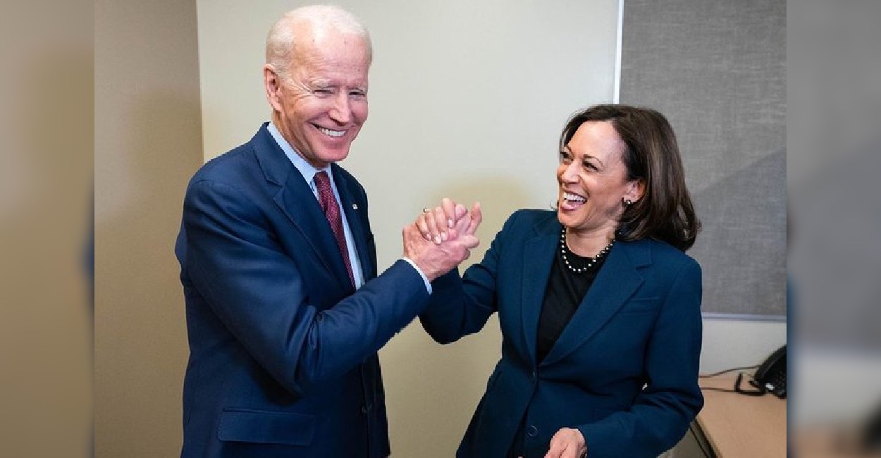 Joe Biden y Kamala Harris ganadores de las Elecciones de Estados Unidos 2020. Foto: Twitter.