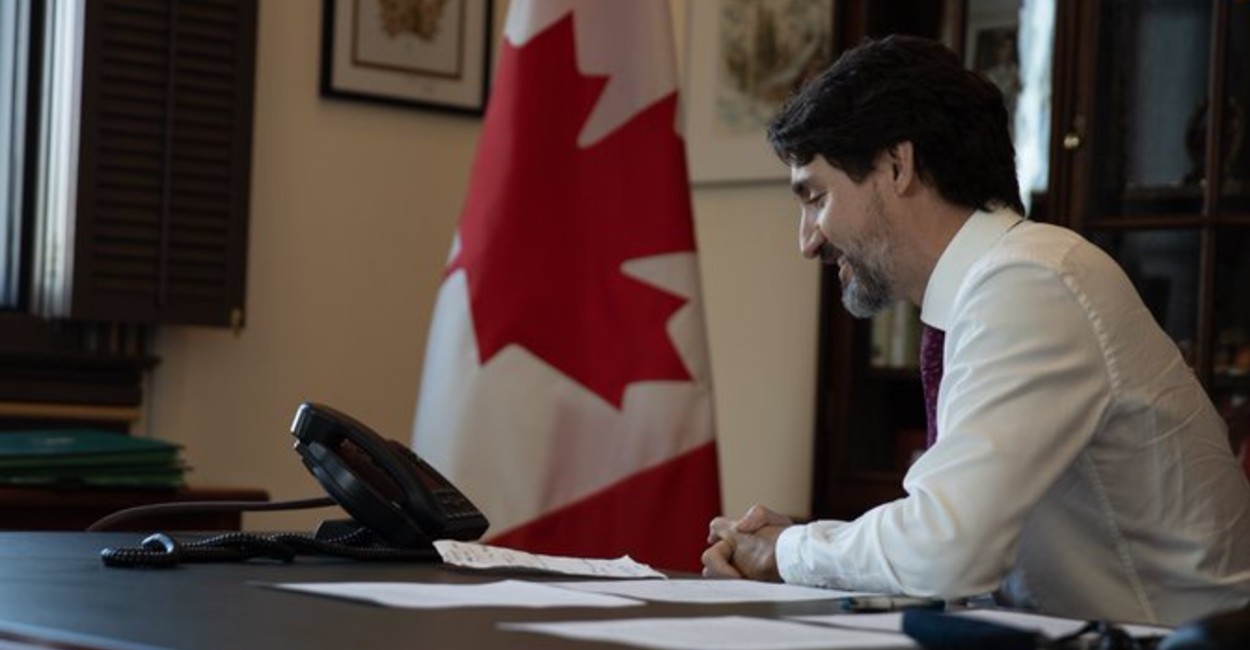 Trudeau se convirtió en el primer líder internacional en dialogar con Biden. | Foto: Twitter.