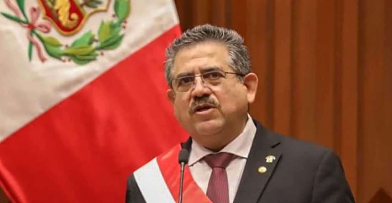 Manuel Merino, exjefe del Parlamento y presidente de Perú por 5 días.