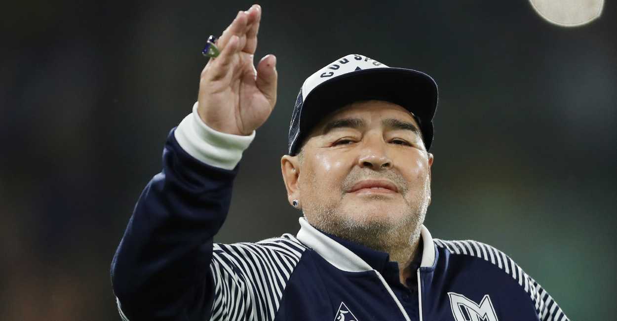 Exjugador de futbol Diego Maradona.