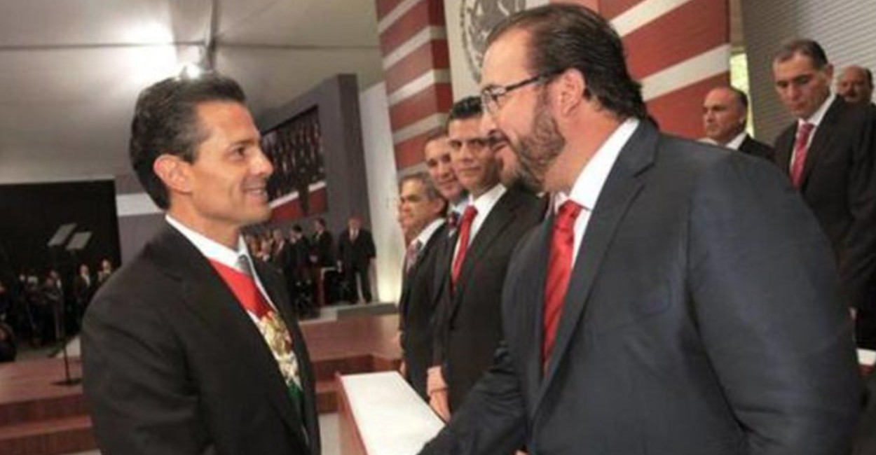 Enrique Peña Nieto y Javier Duarte. Foto: Cortesía.