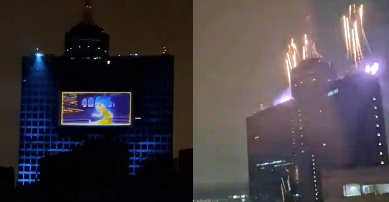 Con fuegos pirotécnicos alrededor de la media noche, Disney celebró su llegada a México. Fotos: Captura de pantalla.