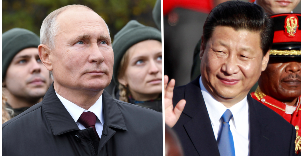 Vladimir Putin, presidente de Rusia y Xi Jinping, presidente de China. | FOTOS: REUTERS
