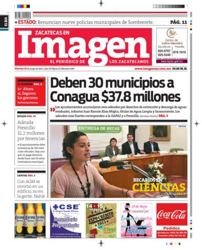 Imagen Zacatecas edición del 13 de Mayo 2011