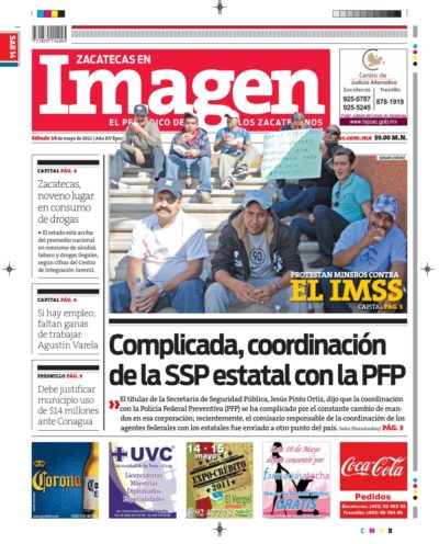 Imagen Zacatecas edición del 14 de Mayo 2011