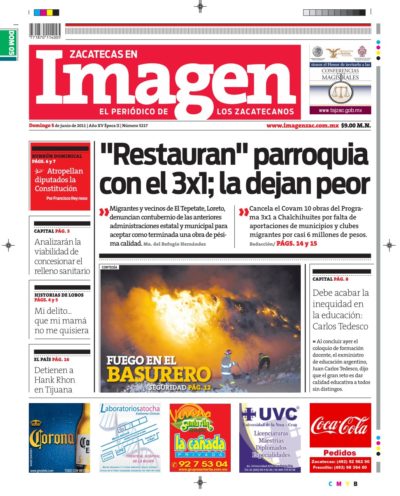 Imagen Zacatecas edición del 05 de Junio 2011