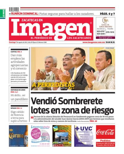 Imagen Zacatecas edición del 07 de Agosto 2011