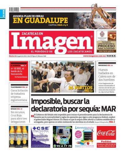 Imagen Zacatecas edición del 16 de Agosto 2011