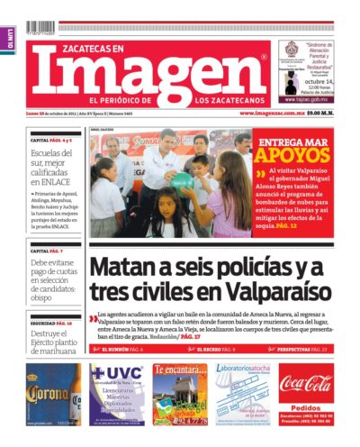Imagen Zacatecas edición del 10 de Octubre 2011