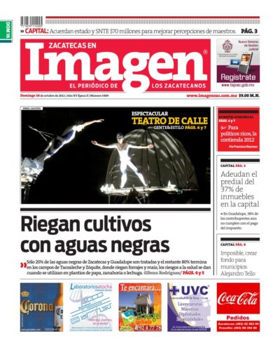 Imagen Zacatecas edición del 16 de Octubre 2011