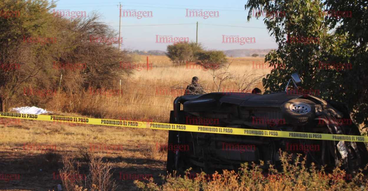 El cuerpo de la mujer quedó tirado en el suelo. | Foto: Imagen Zacatecas.