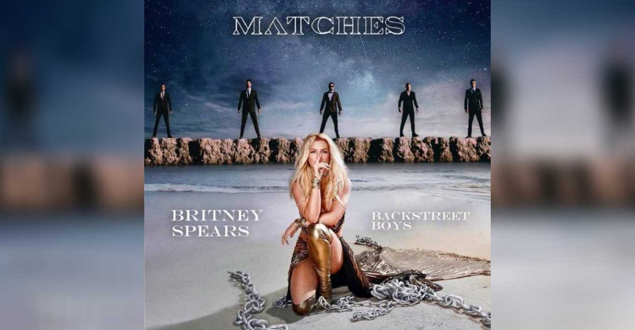 Britney Spears y los Backstreet Boys en su canción Matches.