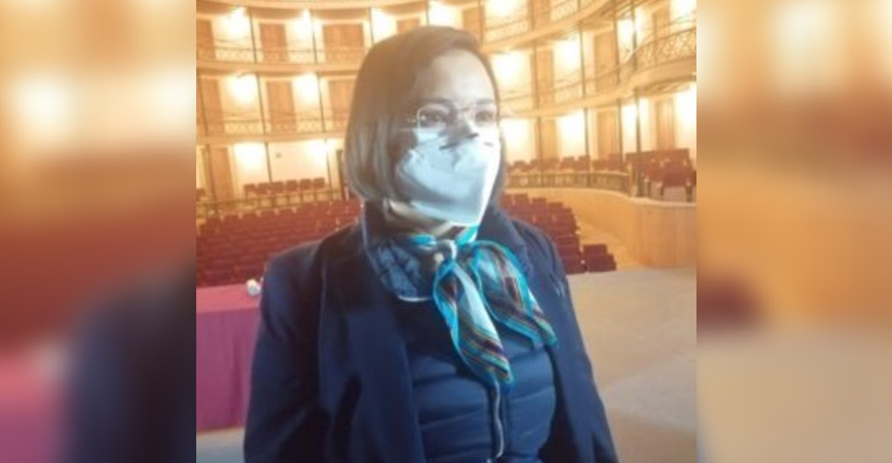 Luz Domínguez Campos, titular de la CDHEZ. | Foto: Marcela Espino.