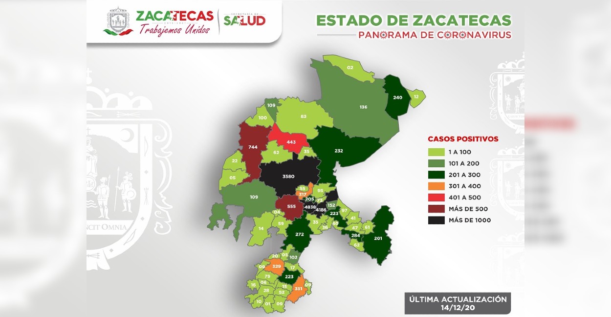 En Zacatecas hay un total de seis mil 125 casos activos de Covid-19. | Fotos: Cortesía.