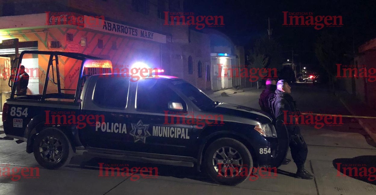 Los hechos ocurrieron 
alrededor de las 7 de la noche. | Fotos: Imagen Zacatecas.