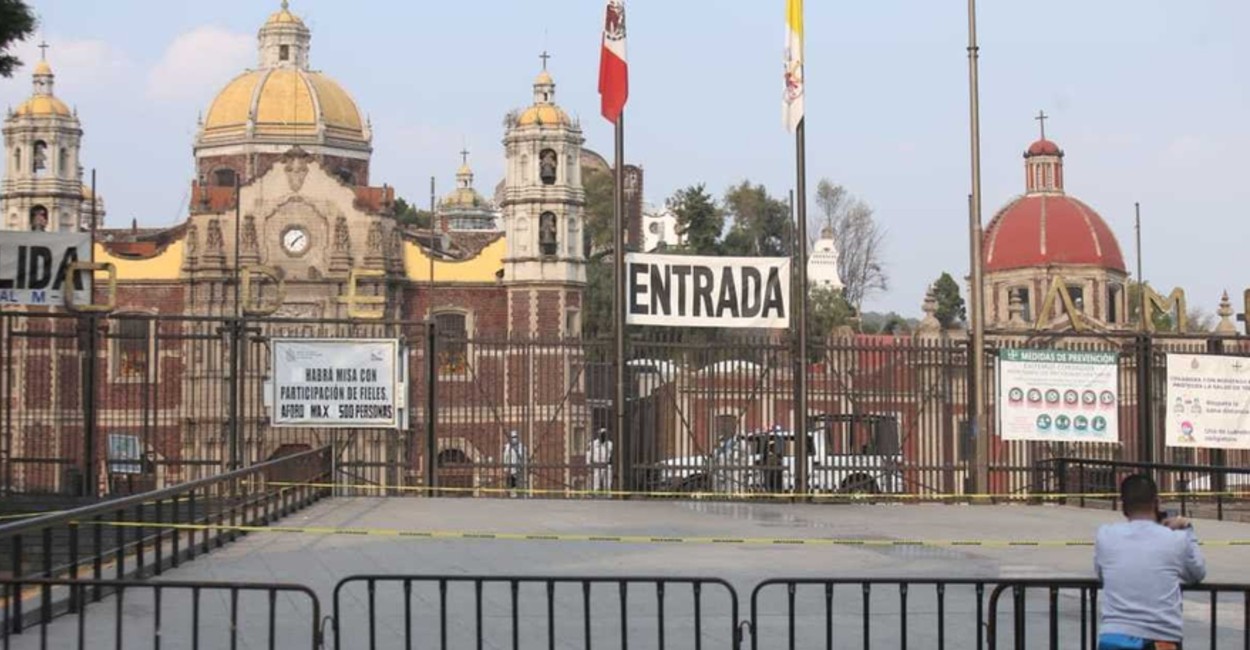 Las puertas de la Basílica permanecerán cerradas hasta el 13 de diciembre. | Juan Carlos Bautista