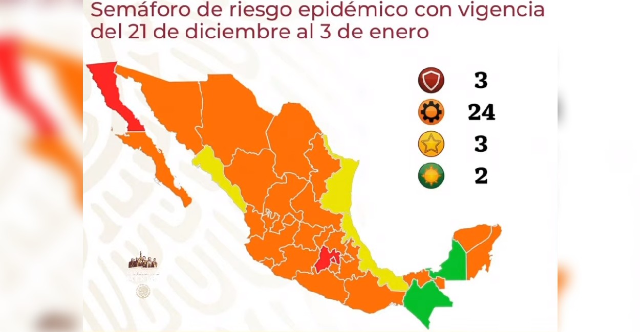 Semáforo de riesgo epidemiológico. | Foto: Cortesía.