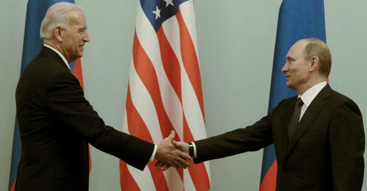 Joe Biden y Vladimir Putin. | Foto: REUTERS.