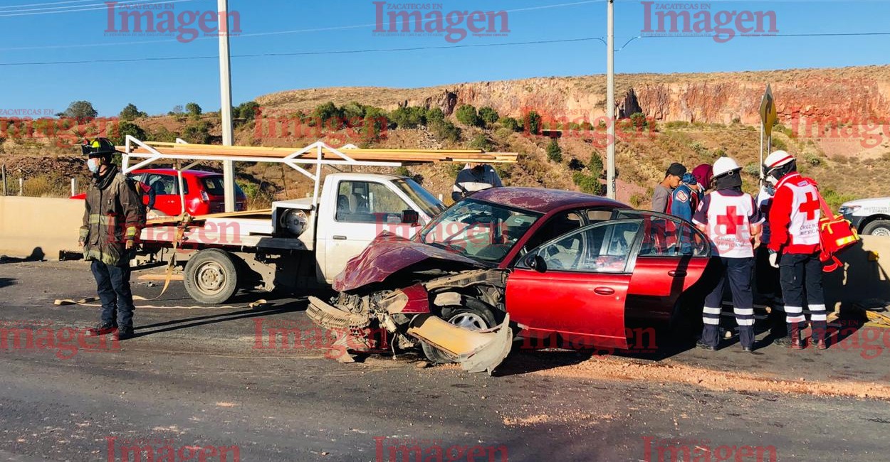 El accidente se registro en el libramiento de Tránsito Pesado. | Fotos: Imagen.