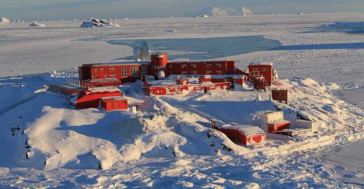 Base chilena General Bernardo O'Higgins Riquelme, en la Antártida. | Foto: Cortesía.