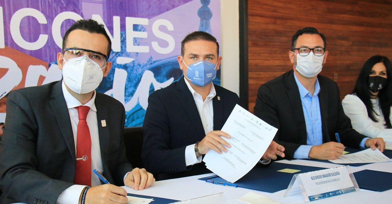 Ulises Mejía, Mario Alejandro Navarro y Alfredo Lujambio. | Foto: cortesía