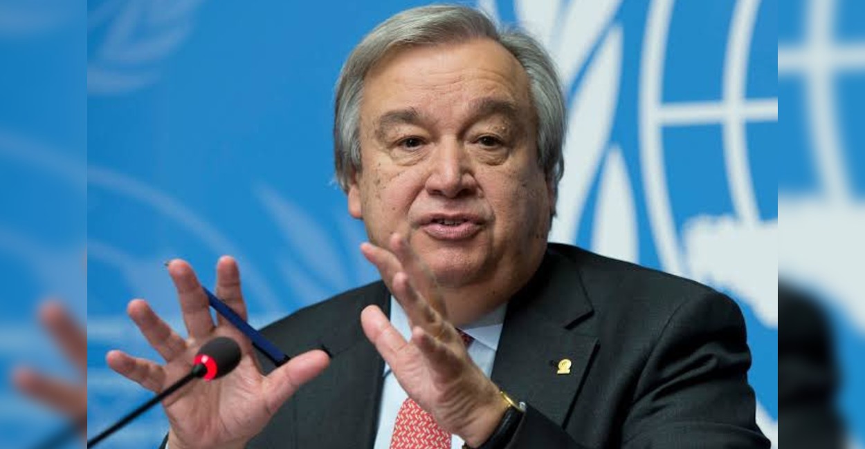 Antonio Guterres, secretario general de la ONU. | Foto: Cortesía.