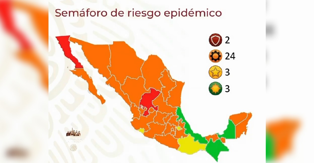 Zacatecas y Baja California pasan a rojo. | Fotos: Cortesía.