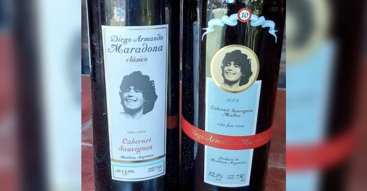 El vino de Diego Armando Maradona es edición limitada seriada.
