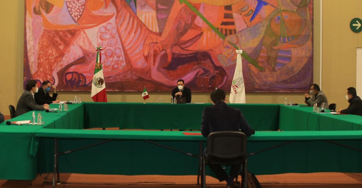 Se reunieron para buscar cómo rescatar la economía de Zacatecas. | Foto: Cortesía. 