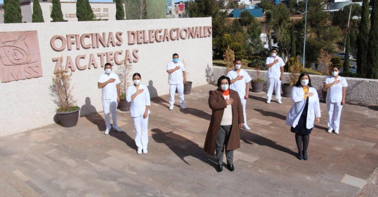 La Representación Zacatecas del IMSS destacó su vocación y espíritu de servicio. | Foto: Cortesía.
