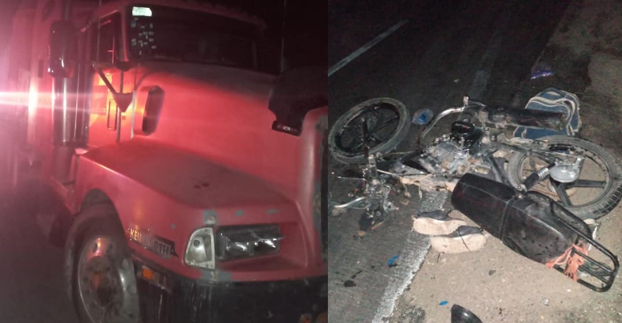 Los tripulantes de la motocicleta terminaron gravemente heridos. | Fotos: cortesía.