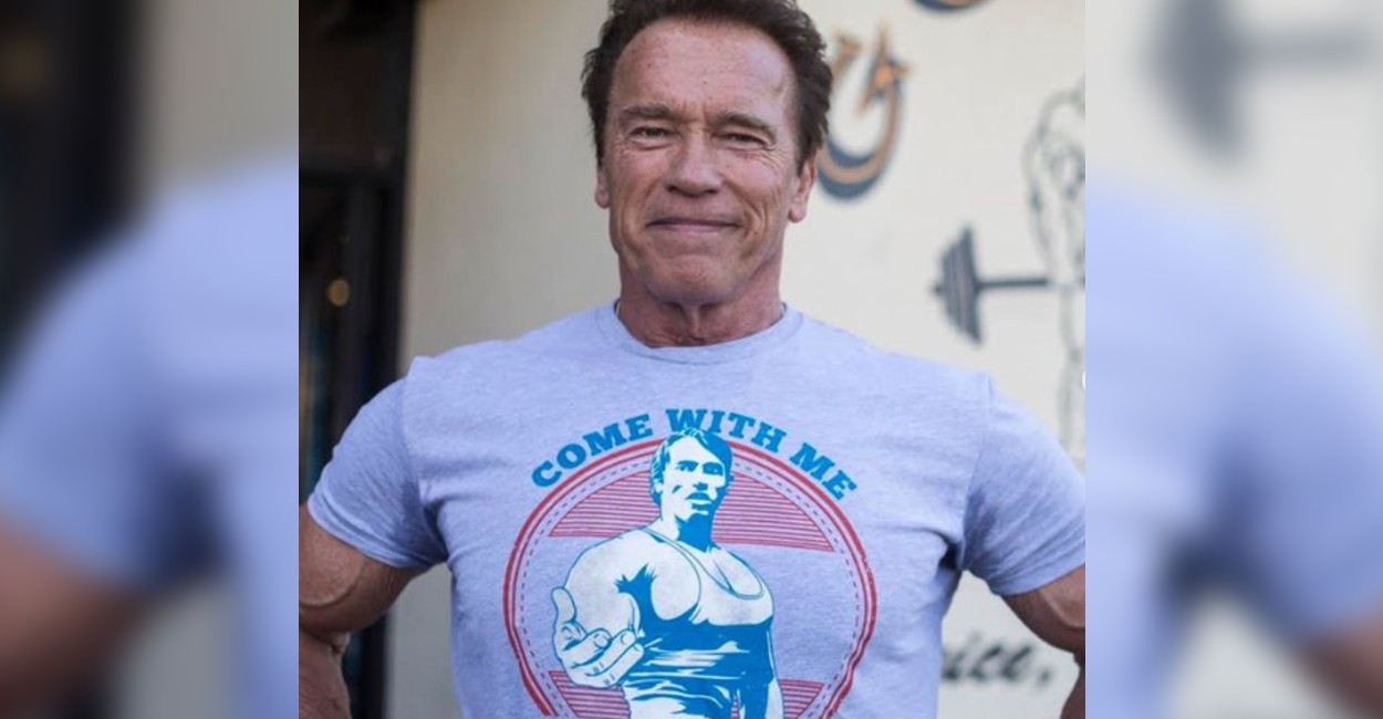 Schwarzenegger compartió el momento en sus redes sociales. | Foto: cortesía. 